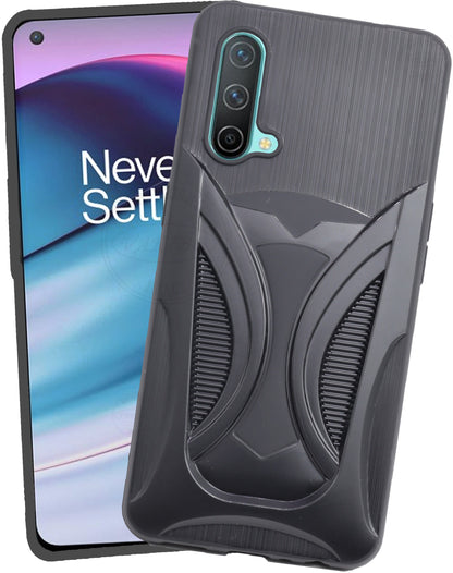 VAKIBO 3D Designer Black Coloured Soft TPU Back Cover Case Suitable for OnePlus Nord CE