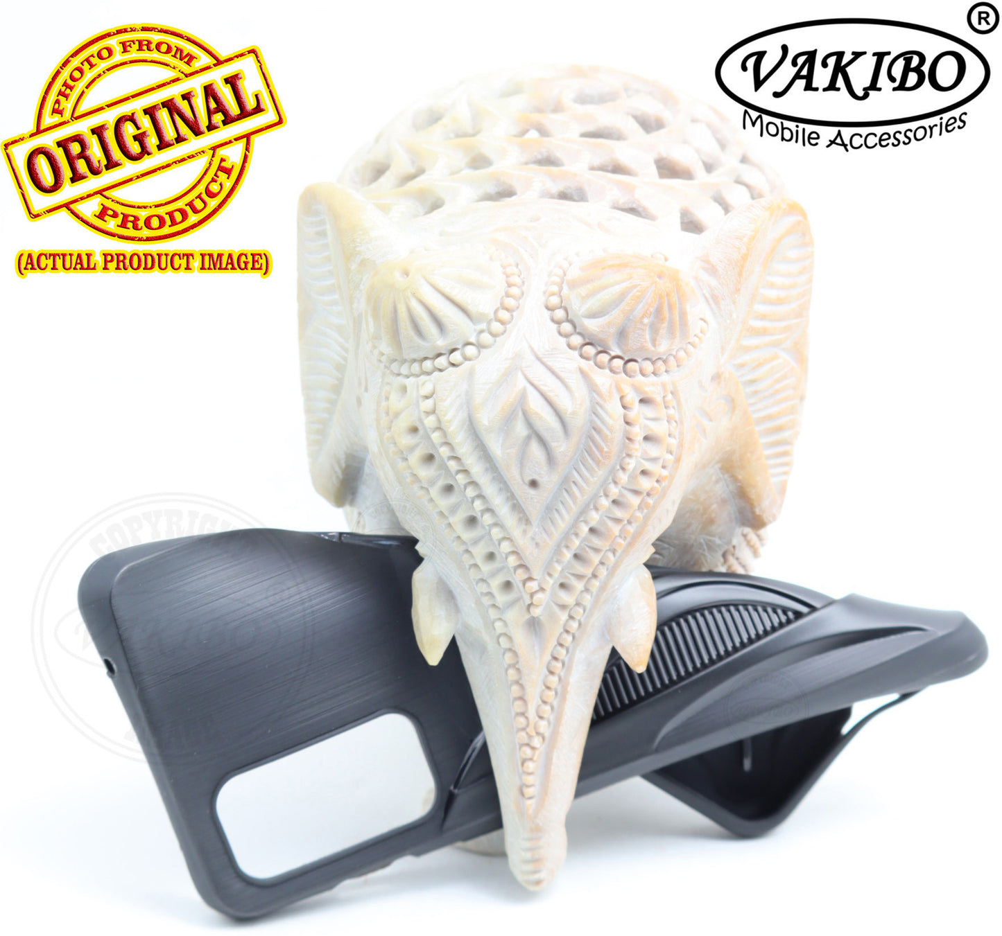 VAKIBO 3D Designer Black Coloured Soft TPU Back Cover Case Suitable for OnePlus Nord 2