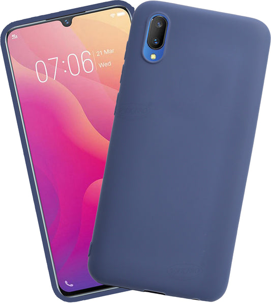 VAKIBO Blue Coloured Back Cover Case Suitable for Vivo Y90