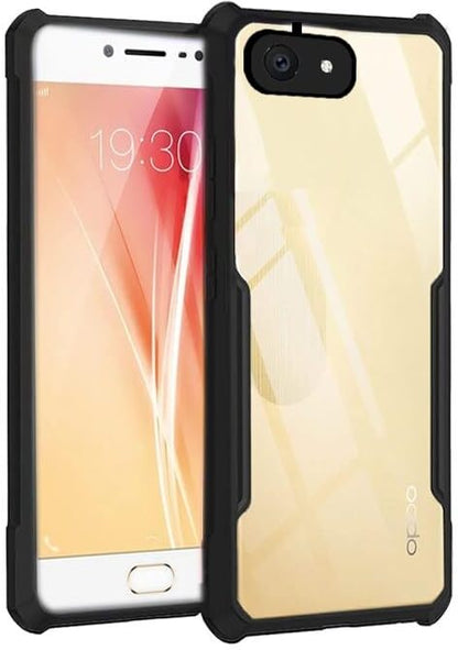 VAKIBO Super Premium Black Border Transparent Case With Corner Protection & Camera Protection Suitable for Vivo V5