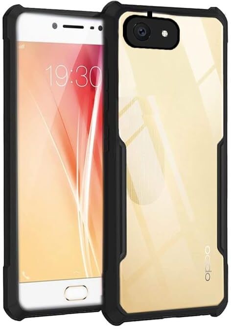 VAKIBO Super Premium Black Border Transparent Case With Corner Protection & Camera Protection Suitable for Vivo V5 Lite