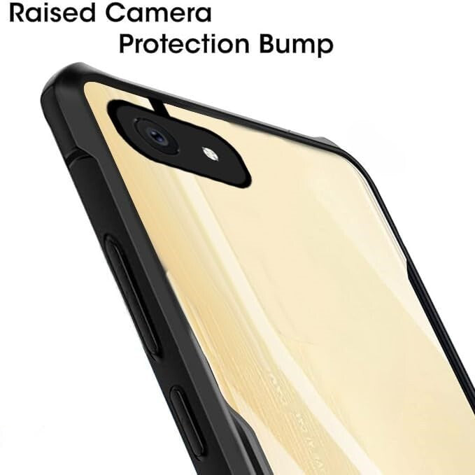 VAKIBO Super Premium Black Border Transparent Case With Corner Protection & Camera Protection Suitable for Vivo V5s