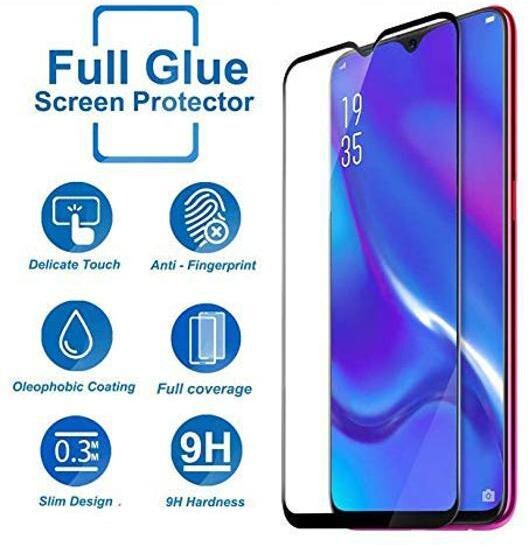 Super Premium Quality Tempered Glass Screen Guard Protector With Black Border Suitable For Vivo Y15