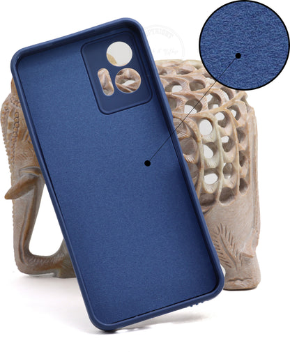 VAKIBO Blue Coloured Back Cover Case Suitable for Vivo Y12