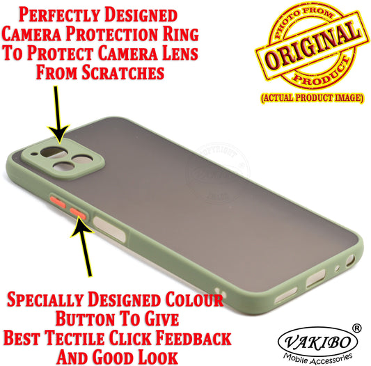 VAKIBO Smoke Design With Camera Protection Light Green Coloured Soft Sides and Hard Back Back Cover Case Suitable for Vivo Y52s