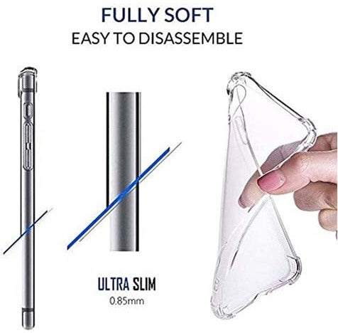 VAKIBO Super Premium Soft TPU Transparent Case With Dustplug,Side Grip,Corner Protection,lanyard Cuts,Camera Protection Suitable for Vivo Y83 PRO