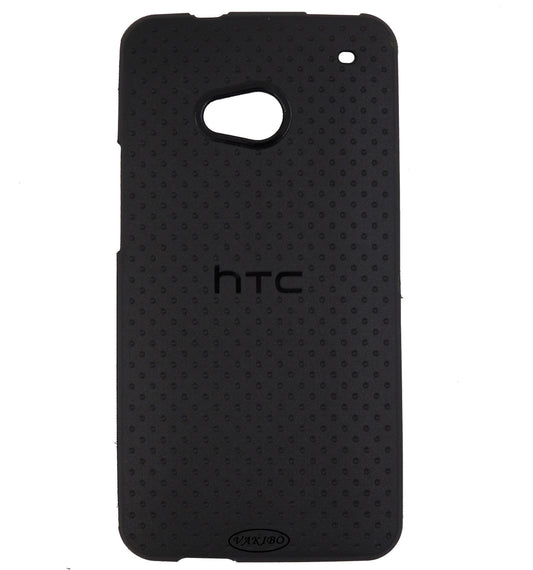VAKIBO Dotted Design Black Coloured Soft TPU Back Cover Case Suitable for Htc One 802d