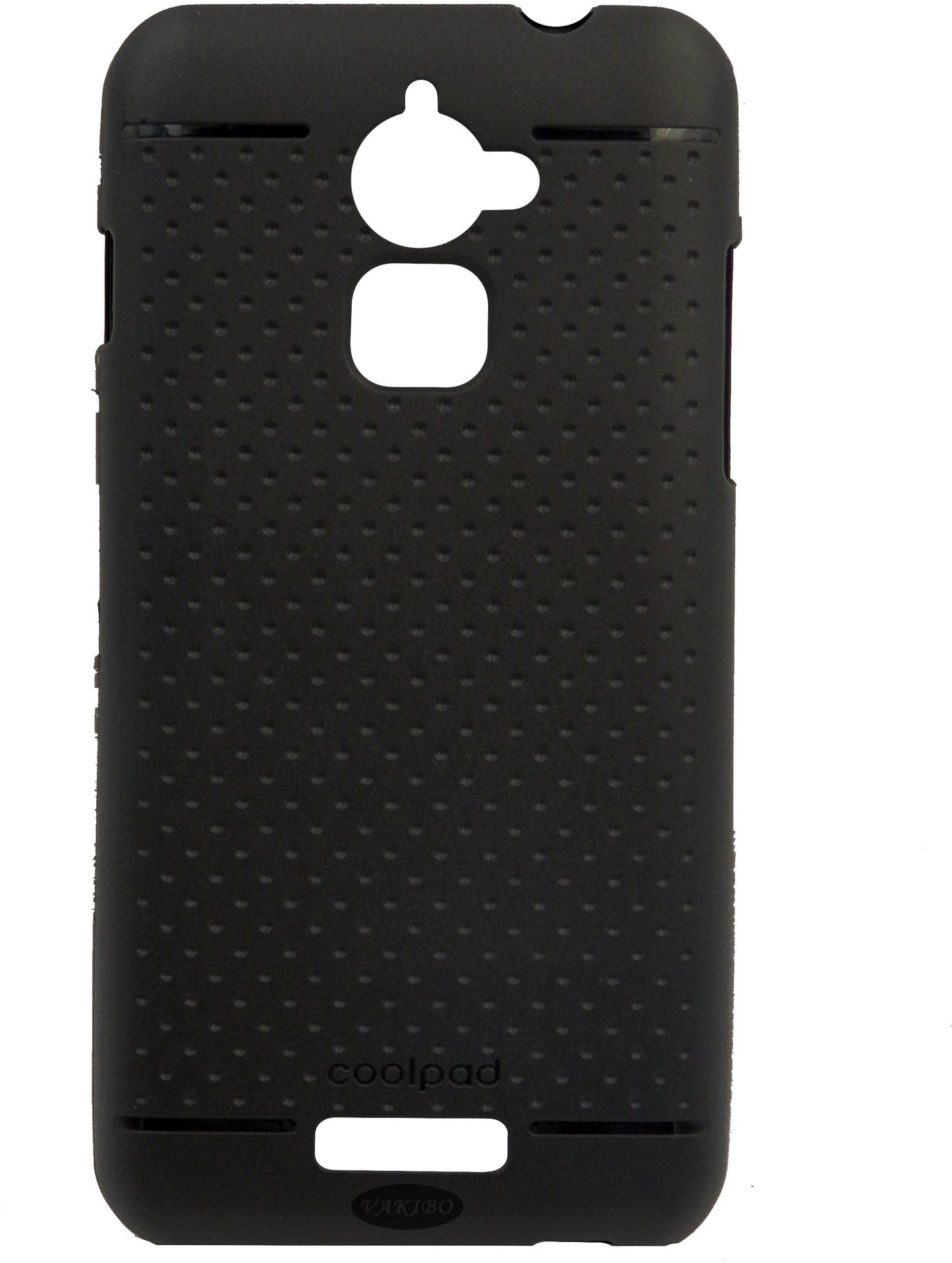 VAKIBO Dotted Design Black Coloured Soft TPU Back Cover Case Suitable for Coolpad Note 3 Lite