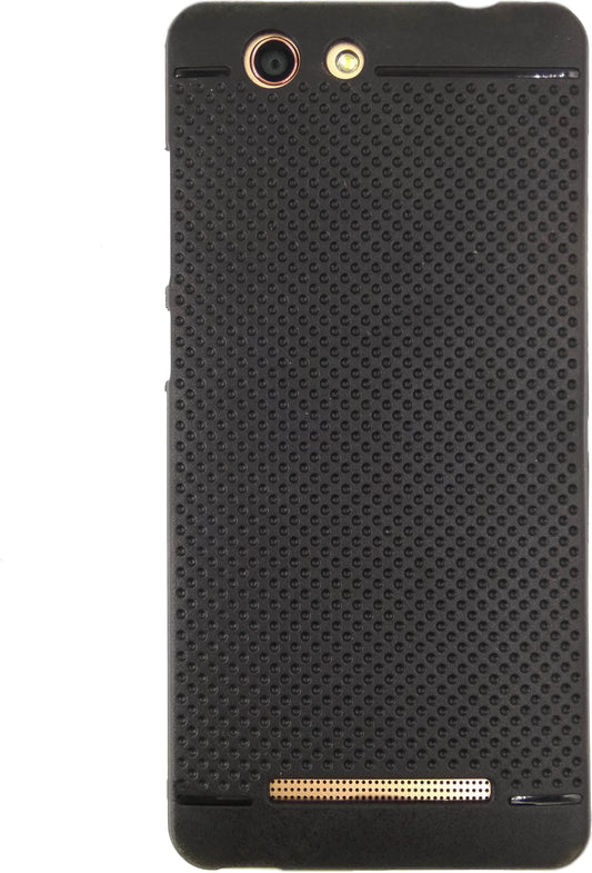 VAKIBO Dotted Design Black Coloured Soft TPU Back Cover Case Suitable for Gionee F103 Pro