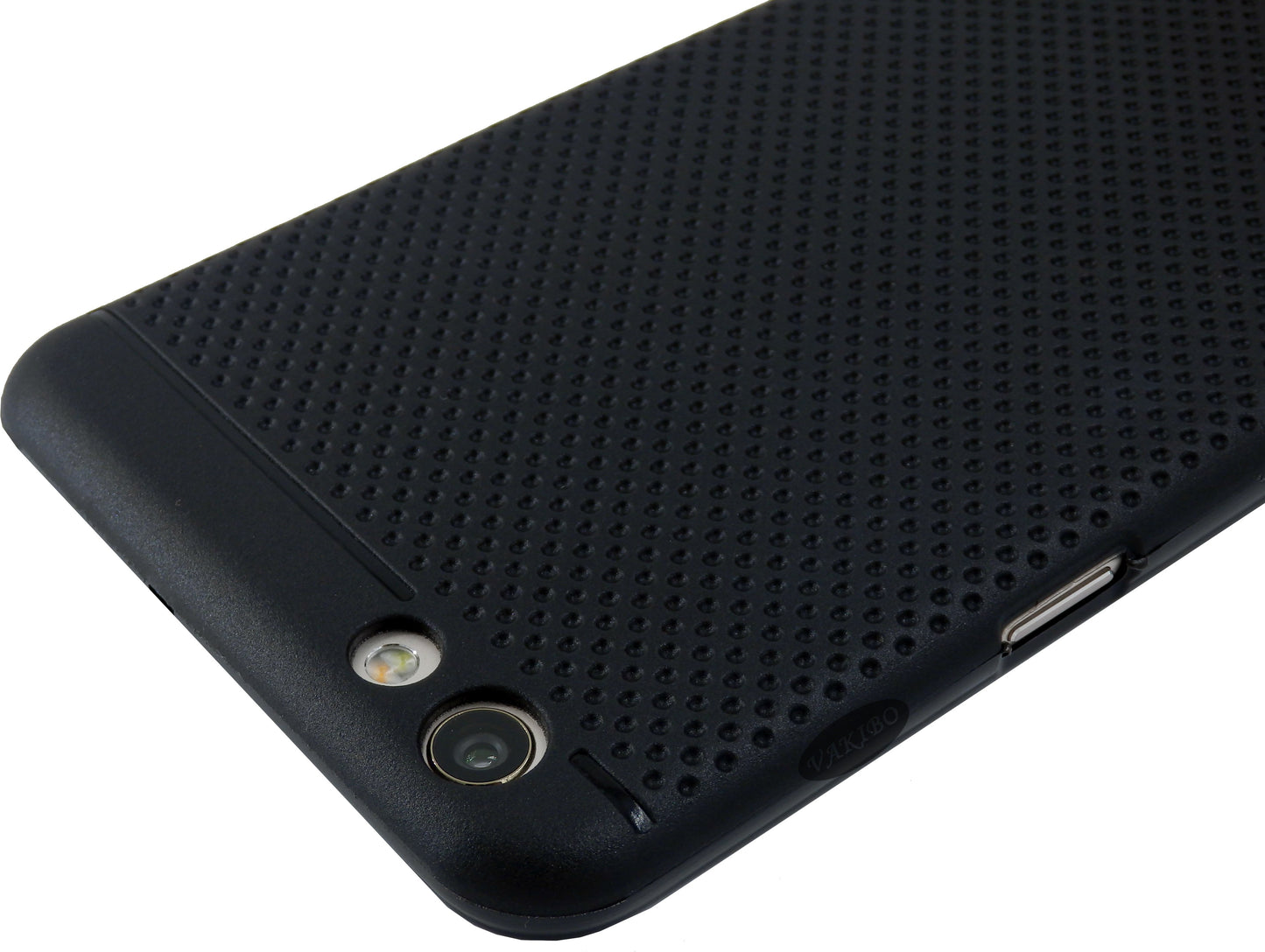 VAKIBO Dotted Design Black Coloured Soft TPU Back Cover Case Suitable for Oppo F3 Plus