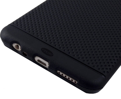 VAKIBO Dotted Design Black Coloured Soft TPU Back Cover Case Suitable for Oppo F3 Plus