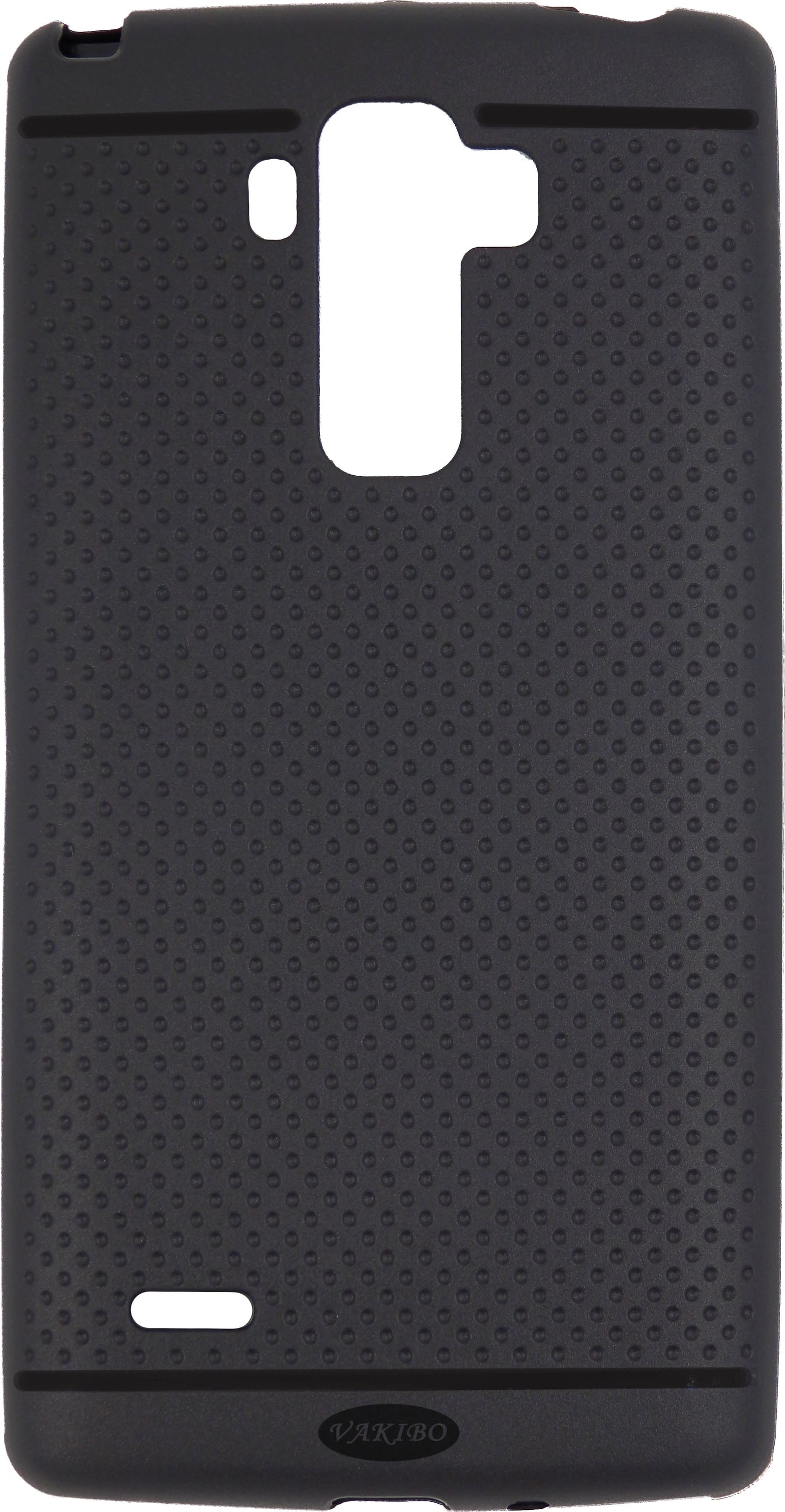 VAKIBO Dotted Design Black Coloured Soft TPU Back Cover Case Suitable for LG G4 Stylus