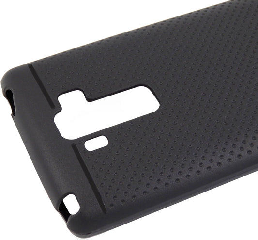VAKIBO Dotted Design Black Coloured Soft TPU Back Cover Case Suitable for LG G4 Stylus