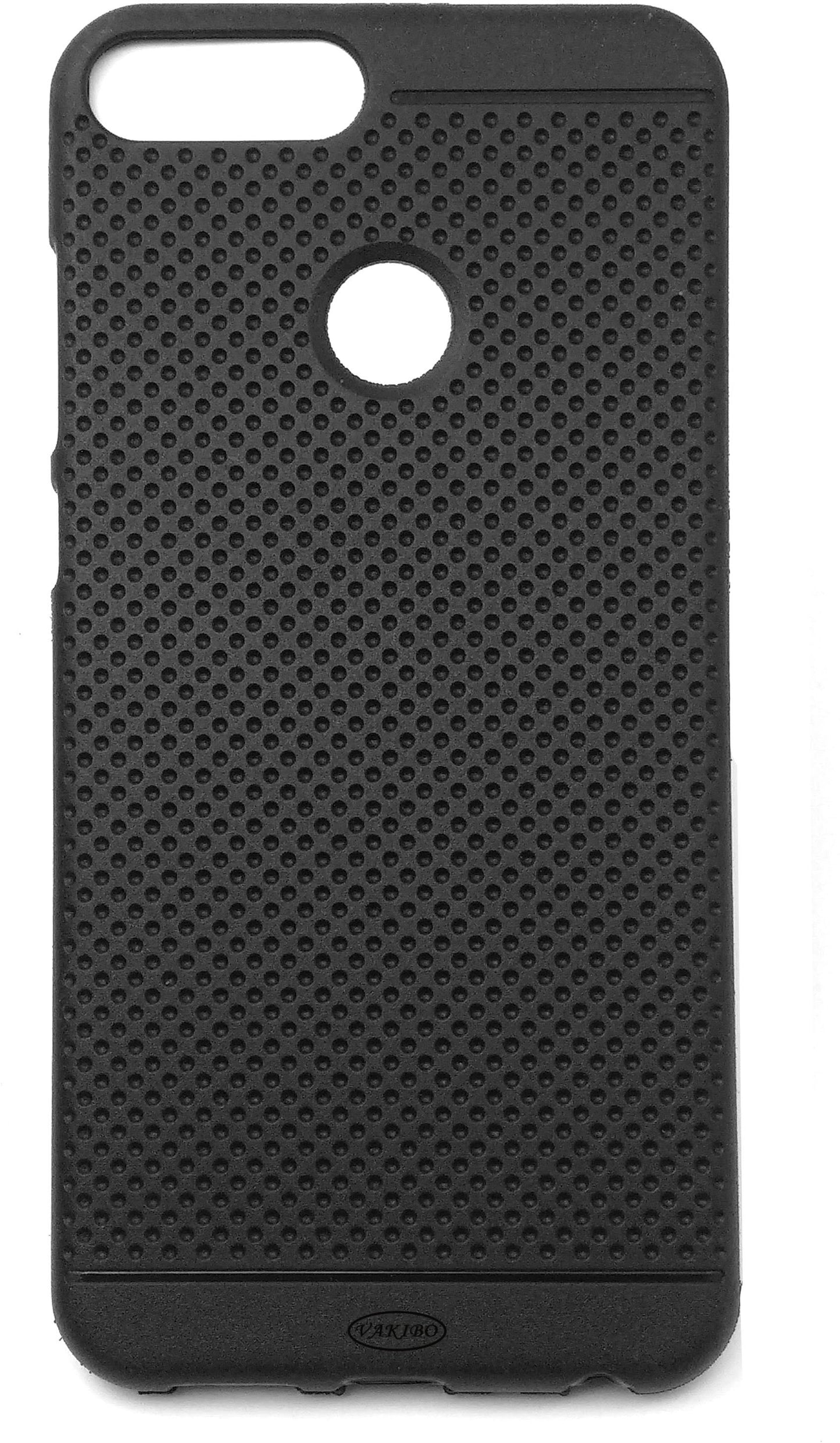 VAKIBO Dotted Design Black Coloured Soft TPU Back Cover Case Suitable for Honor 9 lite