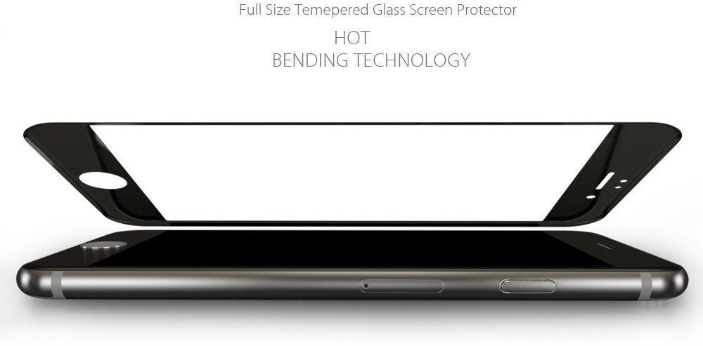 Super Premium Quality Tempered Glass Screen Guard Protector With Black Border Suitable For Apple iPhone 6