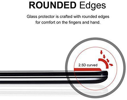 Super Premium Quality Tempered Glass Screen Guard Protector With Black Border Suitable For Apple iPhone 6s