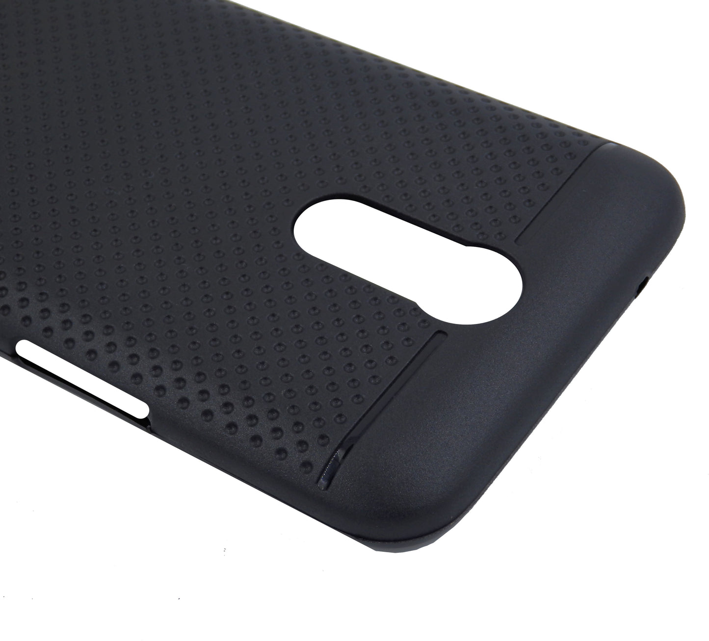 VAKIBO Dotted Design Black Coloured Soft TPU Back Cover Case Suitable for LG K10 2017