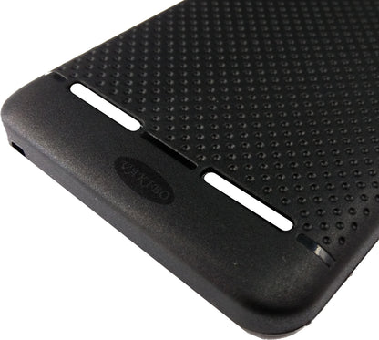 VAKIBO Dotted Design Black Coloured Soft TPU Back Cover Case Suitable for Lenovo K5 Plus