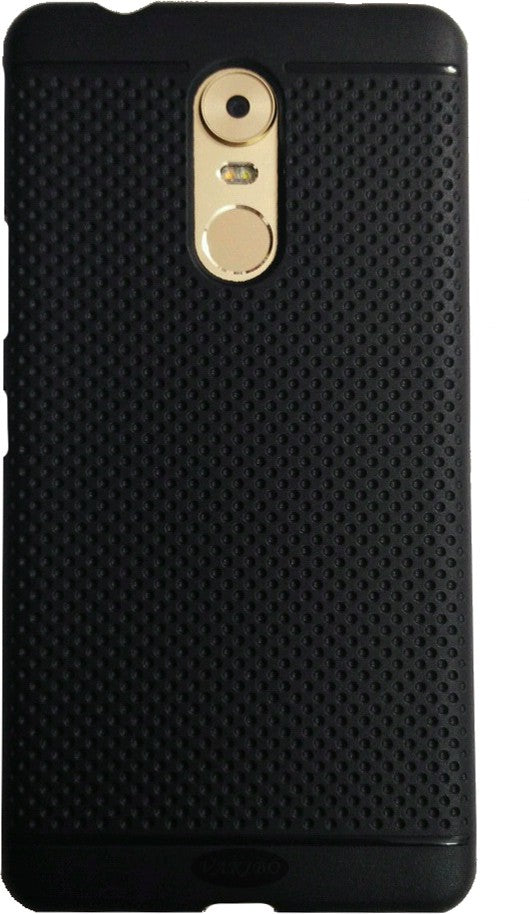 VAKIBO Dotted Design Black Coloured Soft TPU Back Cover Case Suitable for Lenovo K6 Note