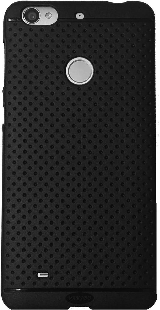 VAKIBO Dotted Design Black Coloured Soft TPU Back Cover Case Suitable for Letv Le1s (LeEco 1s)