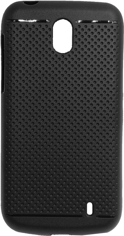 VAKIBO Dotted Design Black Coloured Soft TPU Back Cover Case Suitable for Nokia 1