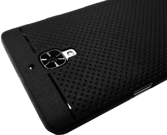 VAKIBO Dotted Design Black Coloured Soft TPU Back Cover Case Suitable for OnePlus 3