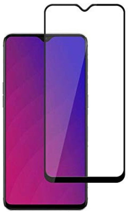 Super Premium Quality Tempered Glass Screen Guard Protector With Black Border Suitable For Realme U1