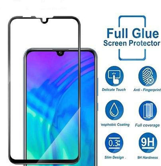 Super Premium Quality Tempered Glass Screen Guard Protector With Black Border Suitable For Realme X2