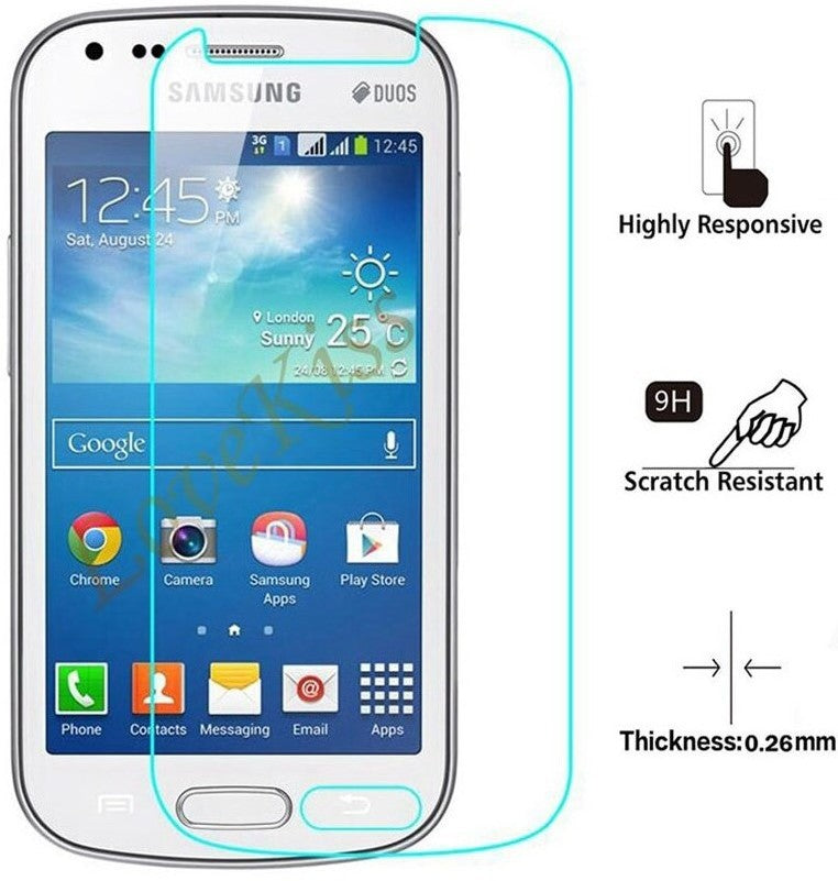 Super Premium Quality Tempered Glass Screen Guard Protector Suitable For Samsung Galaxy 7562