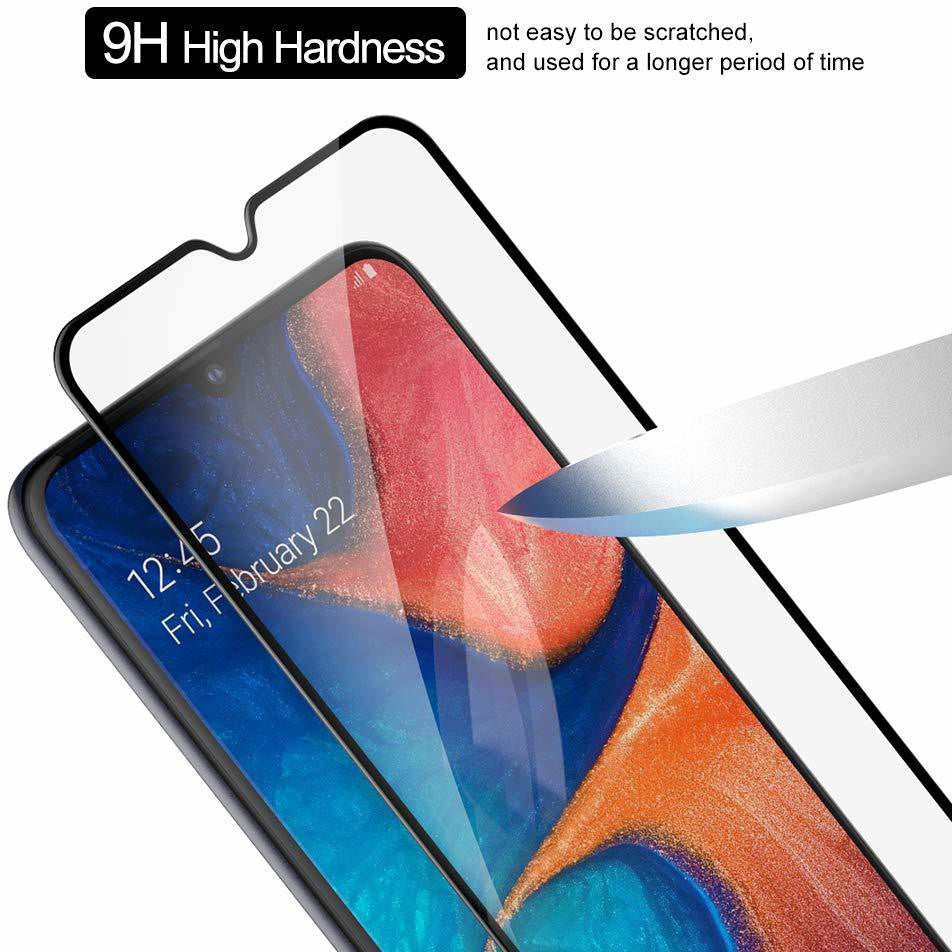 Super Premium Quality Tempered Glass Screen Guard Protector With Black Border Suitable For Samsung Galaxy M30