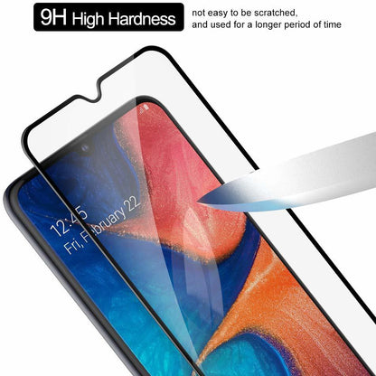Super Premium Quality Tempered Glass Screen Guard Protector With Black Border Suitable For Samsung Galaxy M30