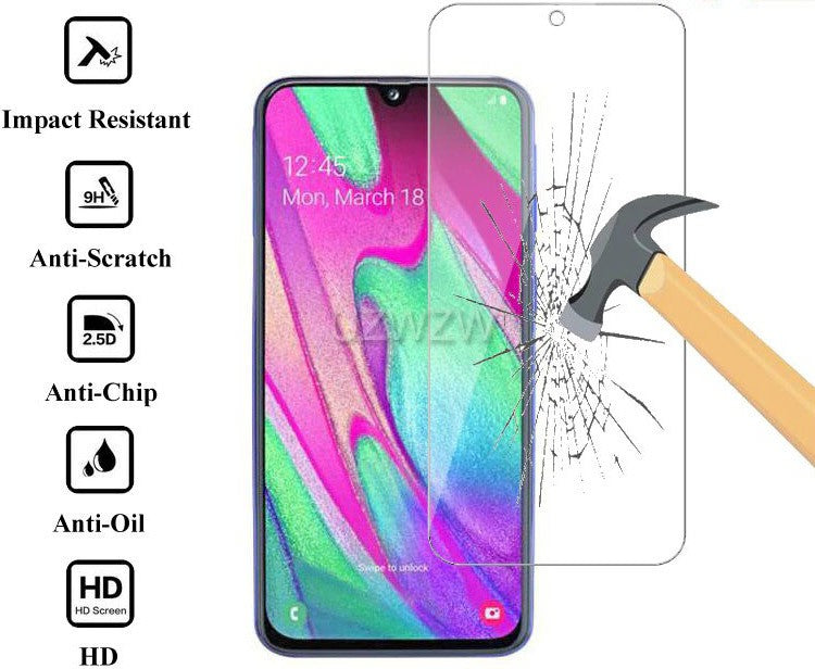 Super Premium Quality Tempered Glass Screen Guard Protector Suitable For Samsung Galaxy A40