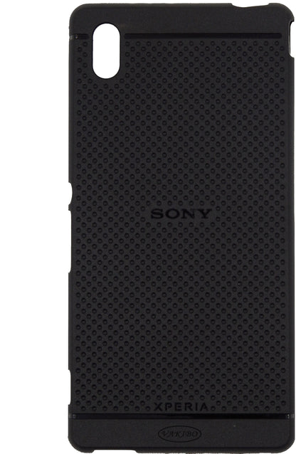 VAKIBO Dotted Design Black Coloured Soft TPU Back Cover Case Suitable for Sony M4