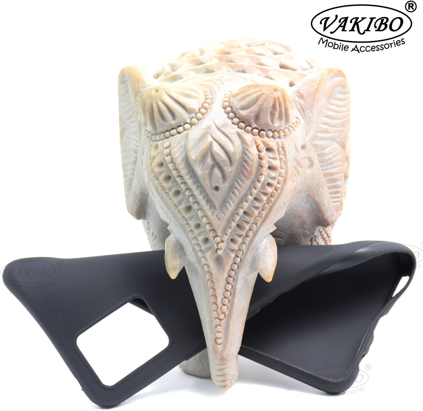 VAKIBO Matte Frosted Black Coloured Soft TPU Back Cover Case Suitable for Vivo V20