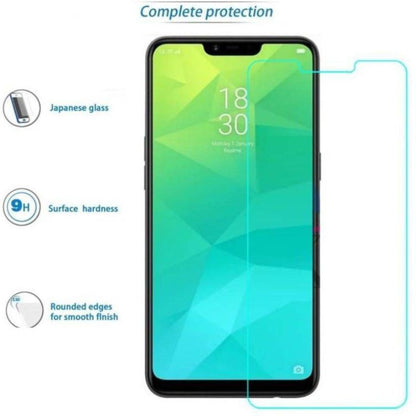 Super Premium Quality Tempered Glass Screen Guard Protector Suitable For OPPO F7