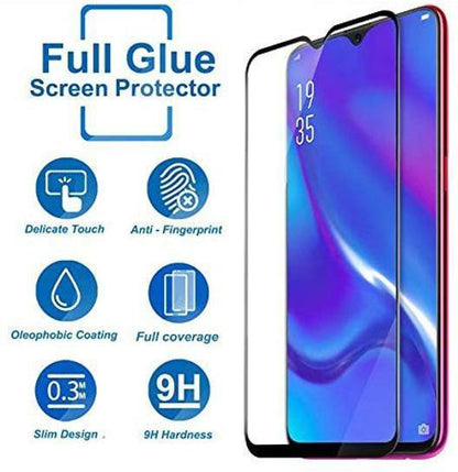 Super Premium Quality Tempered Glass Screen Guard Protector With Black Border Suitable For Vivo Y17