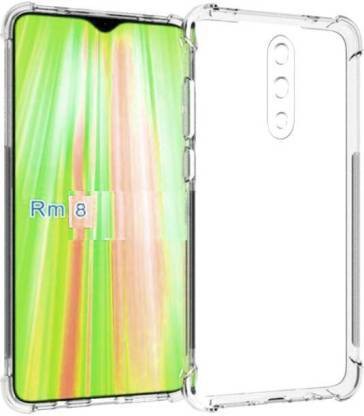 VAKIBO Super Premium Soft TPU Transparent Case With Dustplug,Side Grip,Corner Protection,lanyard Cuts,Camera Protection Suitable for Mi Redmi Note 8T