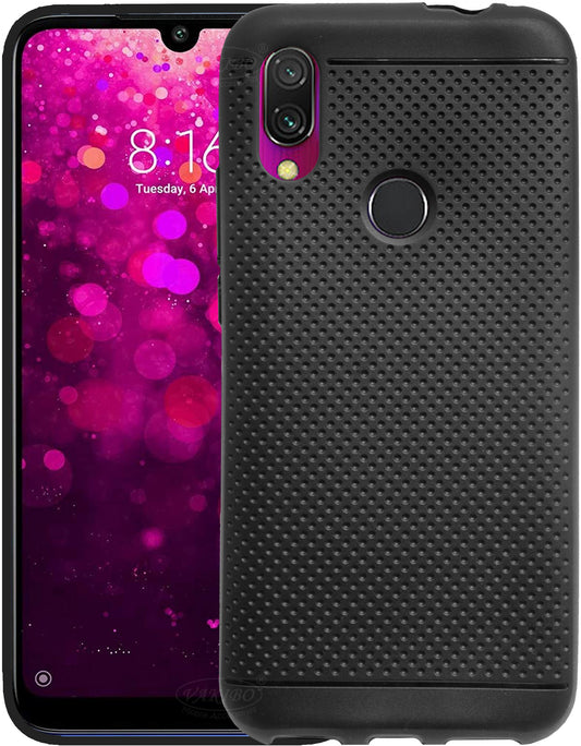 VAKIBO Dotted Design Black Coloured Soft TPU Back Cover Case Suitable for Mi Redmi Y3
