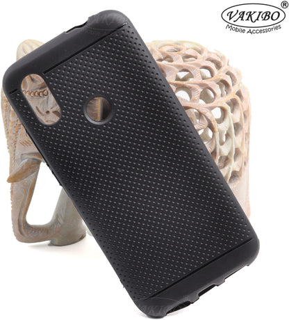 VAKIBO Dotted Design Black Coloured Soft TPU Back Cover Case Suitable for Mi Redmi Y3