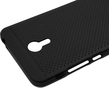 VAKIBO Dotted Design Black Coloured Soft TPU Back Cover Case Suitable for YU Yunicorn 5530