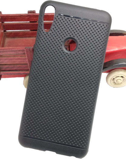 VAKIBO Dotted Design Black Coloured Soft TPU Back Cover Case Suitable for Asus Zenfone Max Pro M1