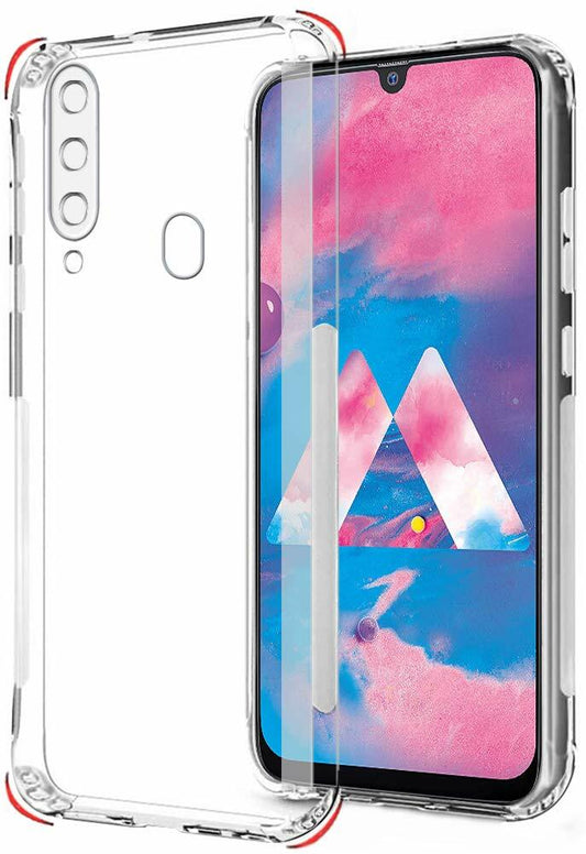 VAKIBO Super Premium Soft TPU Transparent Case With Dustplug,Side Grip,Corner Protection,lanyard Cuts,Camera Protection Suitable for Vivo U20