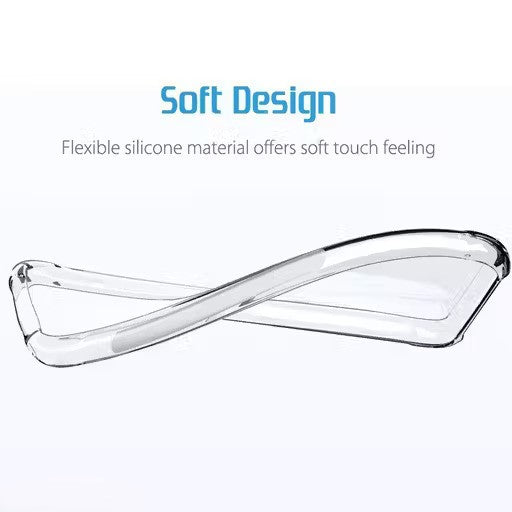 VAKIBO Super Premium Soft TPU Transparent Case With Dustplug,Side Grip,Corner Protection,lanyard Cuts,Camera Protection Suitable for Oneplus 6