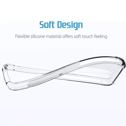 VAKIBO Super Premium Soft TPU Transparent Case With Dustplug,Side Grip,Corner Protection,lanyard Cuts,Camera Protection Suitable for Oneplus 6