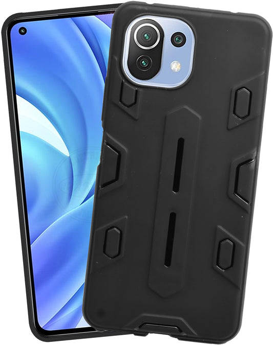 VAKIBO Black Coloured Back Cover Case Suitable for Mi 11 Lite