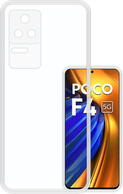 VAKIBO Premium Clear 2MM Thick Transparent Soft TPU Rubber Back Cover Case With Camera Protection Suitable for Mi Poco F4 5G