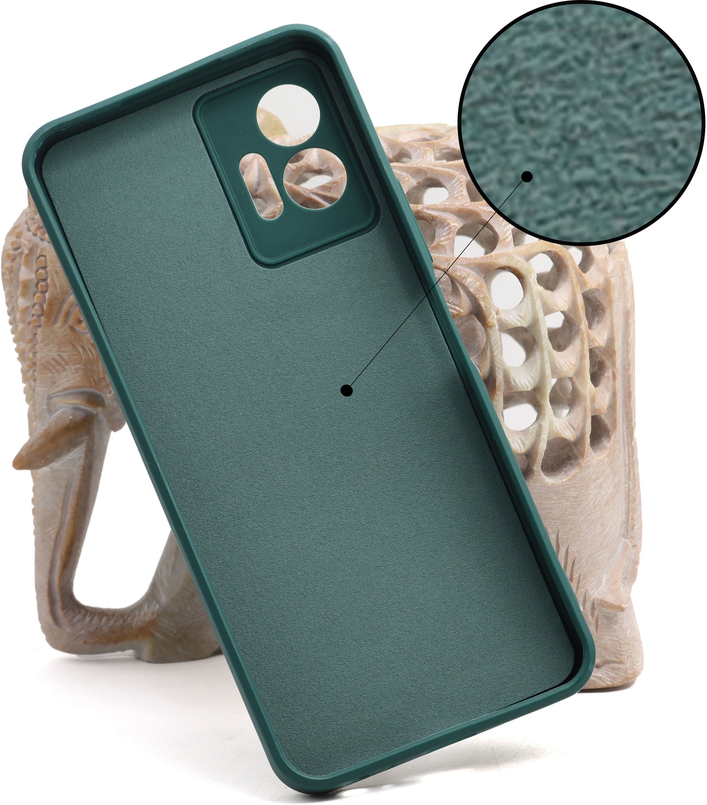 VAKIBO Matte 1.5 MM Thick With Camera Protection Green Coloured Soft TPU Rubber Back Cover Case Suitable for MI Redmi 4A