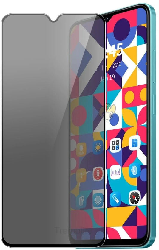 Super Premium Quality Tempered Glass Screen Guard Protector With Black Border Suitable For Mi REDMI A3X