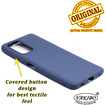 VAKIBO Blue Coloured Back Cover Case Suitable for Mi Redmi Note 10 Pro Max