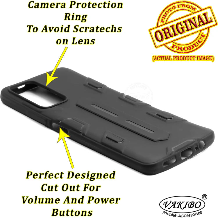 VAKIBO Black Coloured Back Cover Case Suitable for Mi Redmi Note 11S